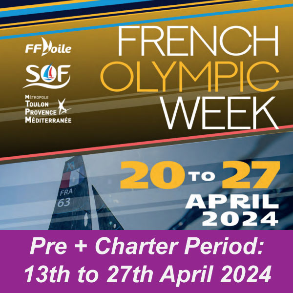ILCA 7 - Charterfee for Semaine Olympique Francaise 2024 - LAST CHANCE REGATTA Charter Fee