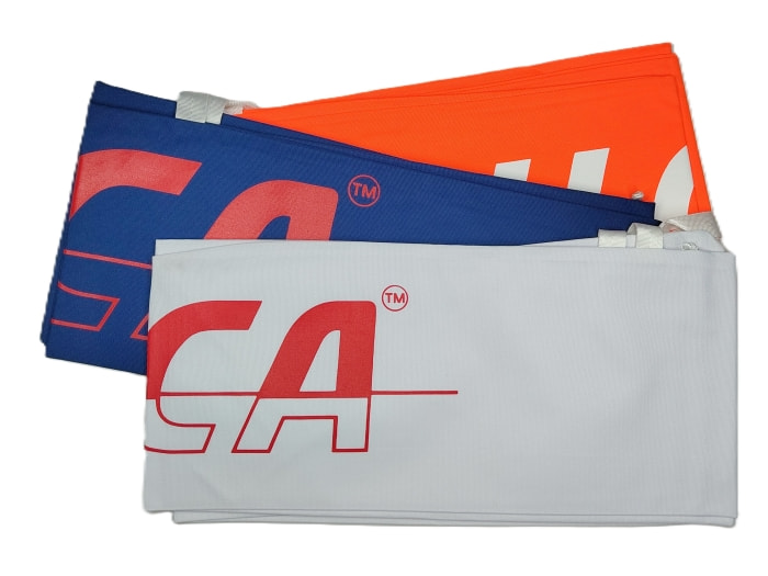 Polyesterflag, 旗帜, Farbenfroher Flaggenstoff, Bedruckte Buchstaben, Stoffbanner