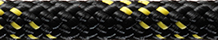 Dinghy-Light-schwarz-gelb Dinghy Light 6mm, schwarz