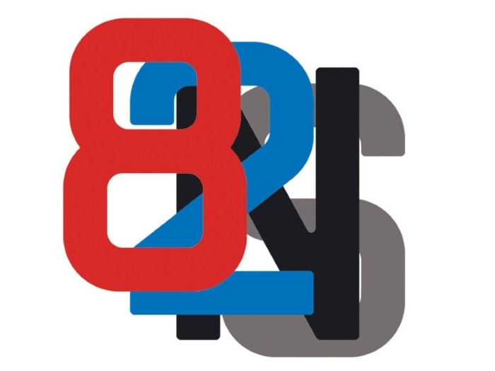 Segelnummer 23,5 cm für Optimist blau