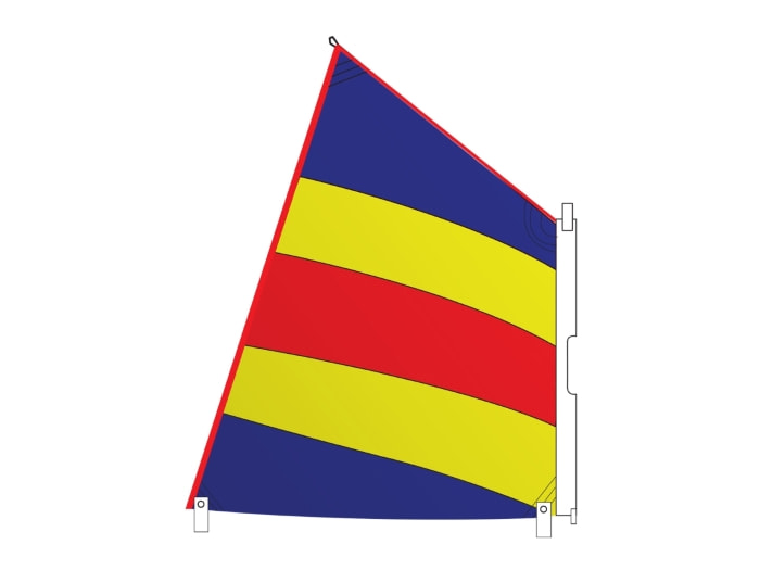 Stülpsegel Optiparts Optimist bunt