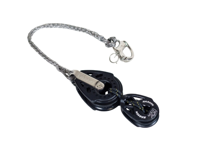 Block '4-fach' 40mm / 29mm HARKEN Optimist inkl. Dyneema / Schnappschäkel
