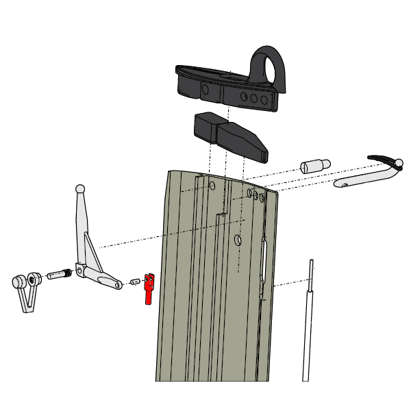 Foil Front Push Rod Top Terminal