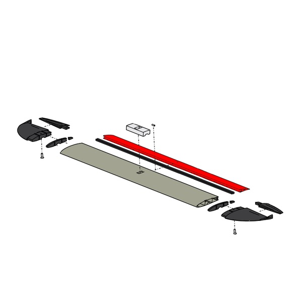 FRONT FOIL HORIZONTAL FLAP 84 ASSEMBLY FRONT FOIL HORIZONTAL FLAP 84 ASSEMBLY