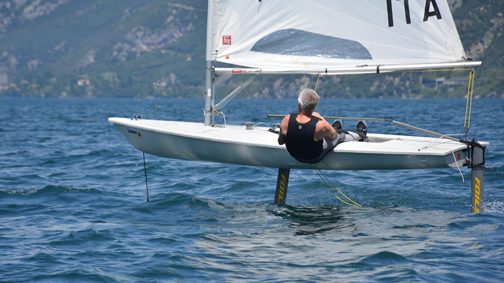 FOILSZ-Laser-foiling-Gardasee FOILSZ - Laser Foiling Kit in Aktion am Gardasee