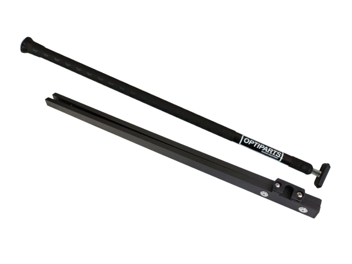 Pinne kurz inkl.  Ausleger X-Grip Optiparts Optimist, schwarz 51 cm, 70 cm