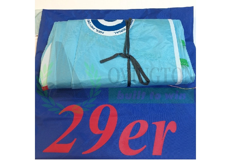 Gennaker hellblau 29er, komplett, inkl. Class Royalty Tag