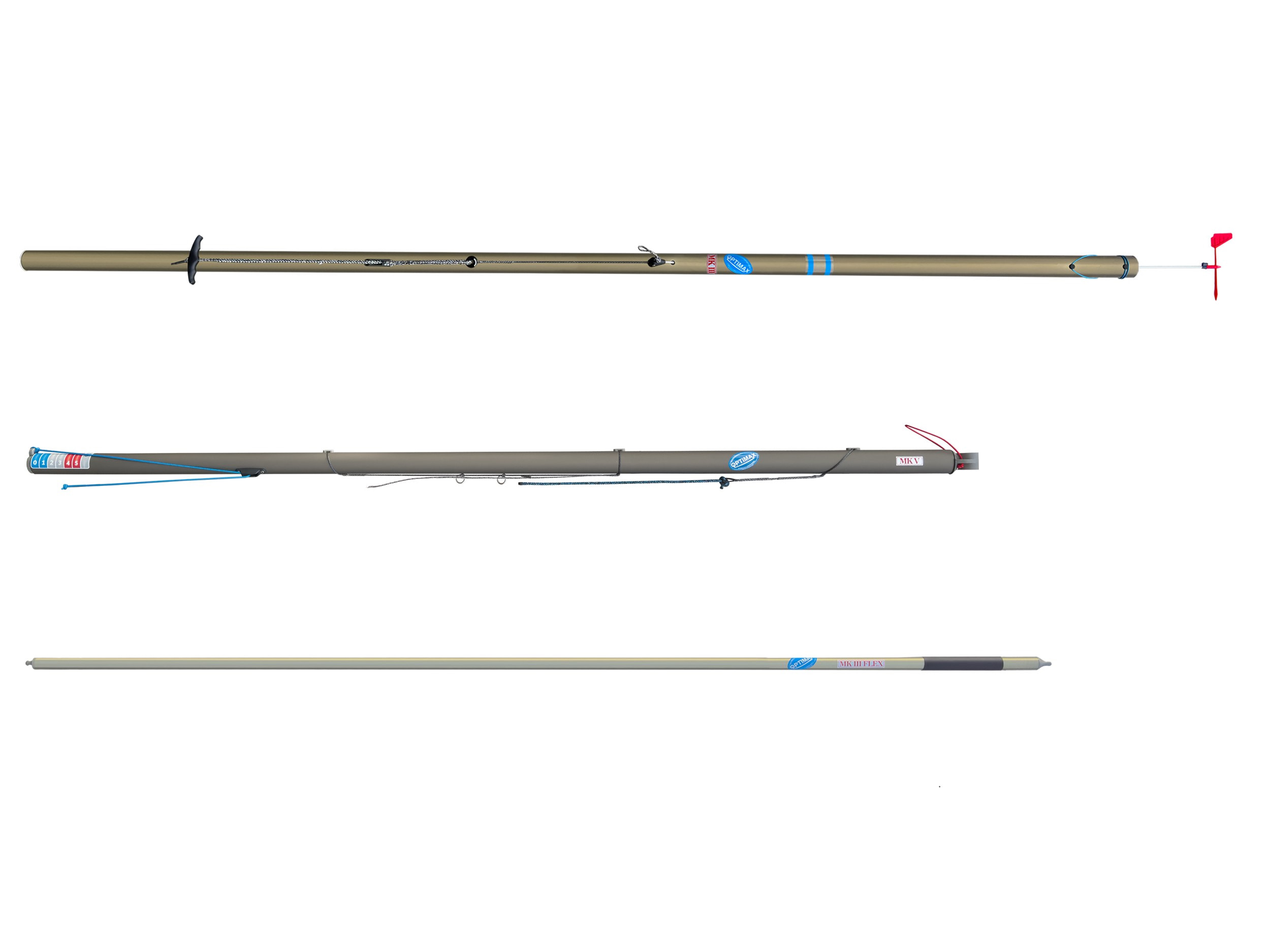 Rigg Optimax Optimist - selbst zusammenstellen Rigg optimist mk3 mast, 48mm baum, flex spriet OX234M348F