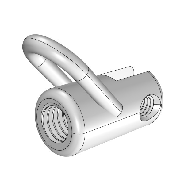 Push rod - hull - rear end