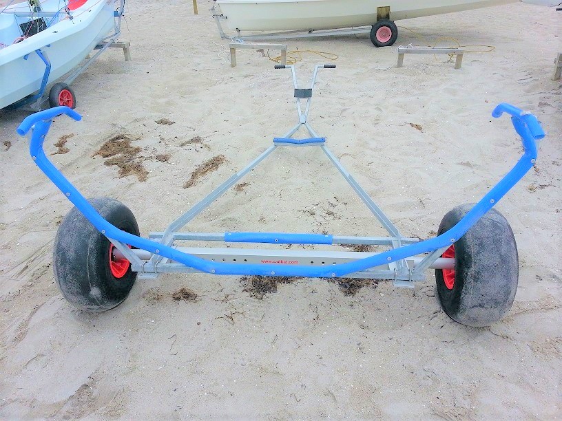 Strandachse fuer LASER PICO VAGO und BAHIA Slipwagen