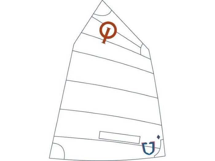 J-Sail 2.0 Sail for Optimist Segel jsail optimist blue 2