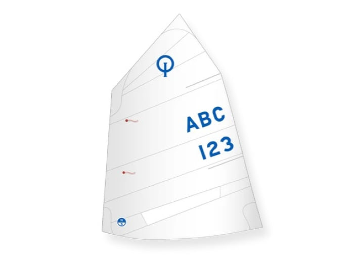 Segel VA-10 Cross Cut North Sails Optimist