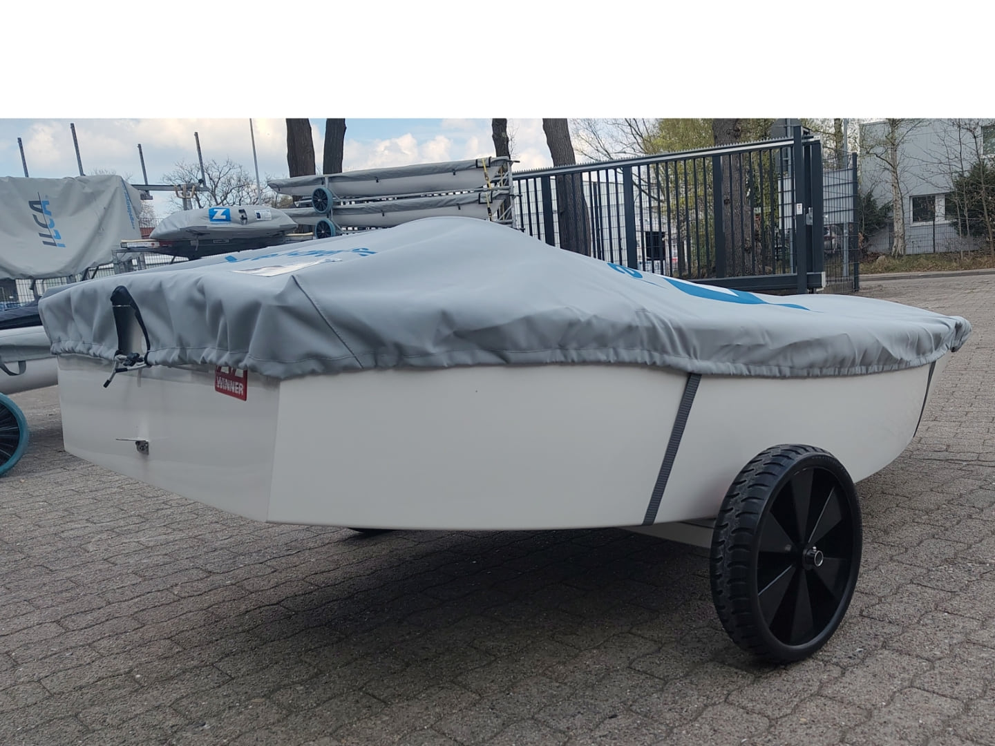 Oberpersenning Optimist mit Segellatten