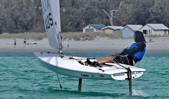 Foiling mit foilsz für ilca laser