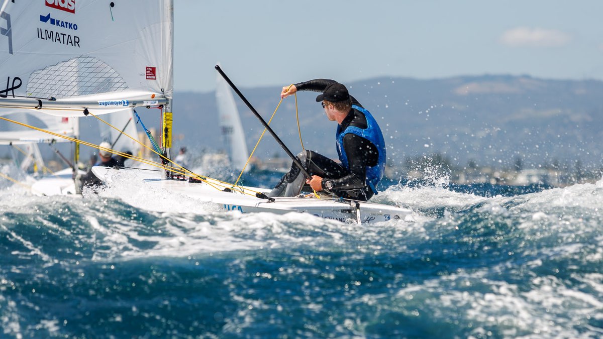 ILCA 7 Vorwind Segeln Starkwind