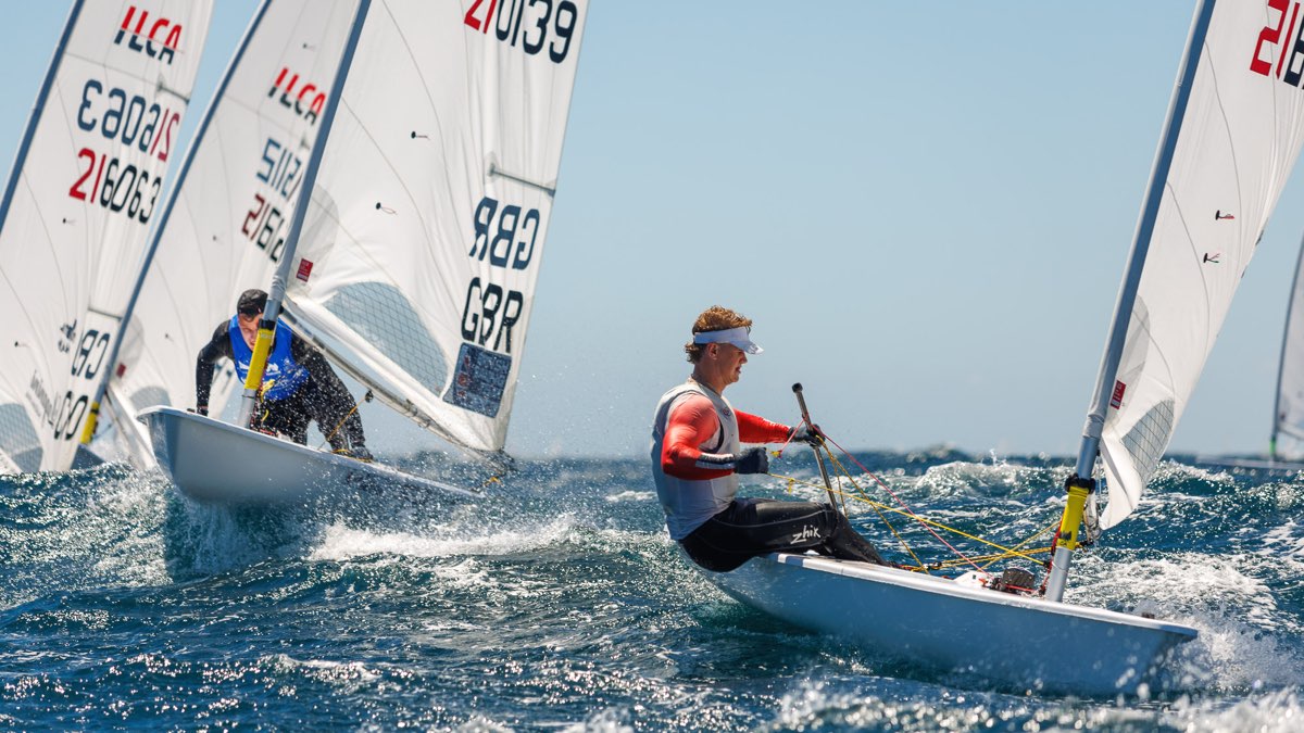 ILCA 7 Luvmarken Annäherung Olympisches Segeln