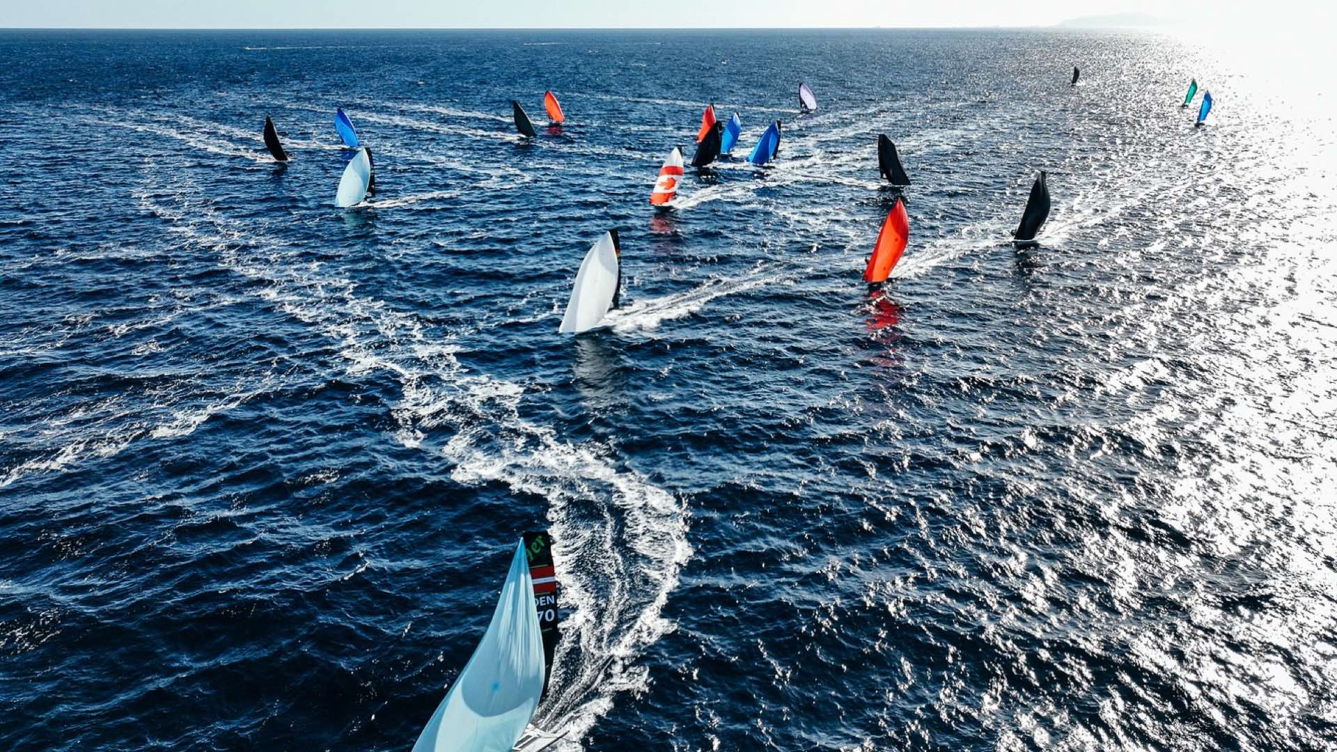 49er high performance skiff regatta downwind