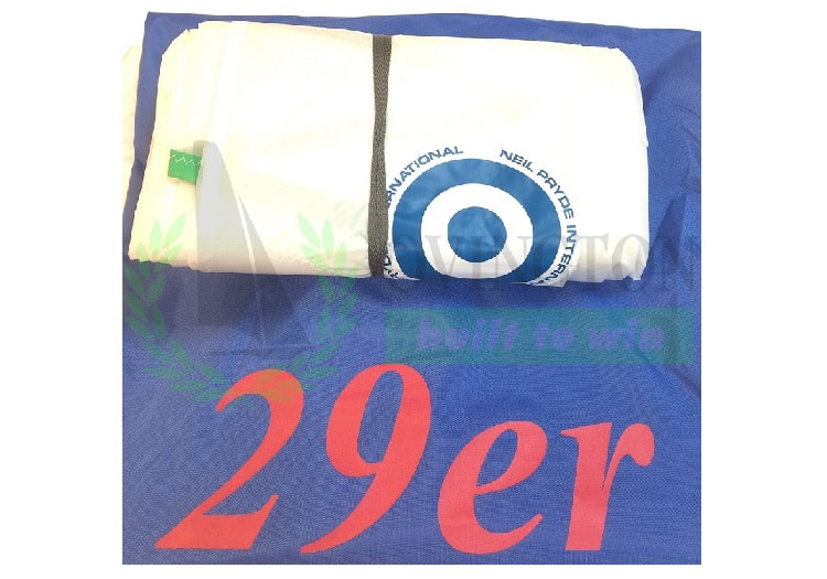 Gennaker weiß 29er, komplett, inkl. Class Royalty Tag