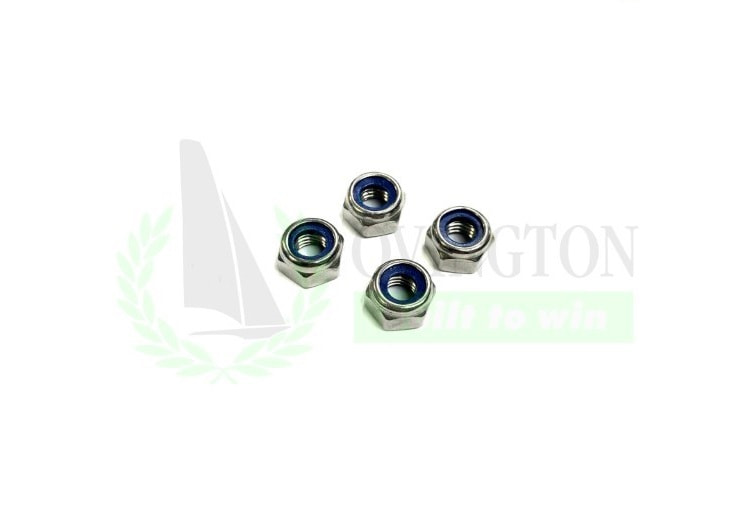 M6 selbstsichernde Muttern 29er, 4 Stück